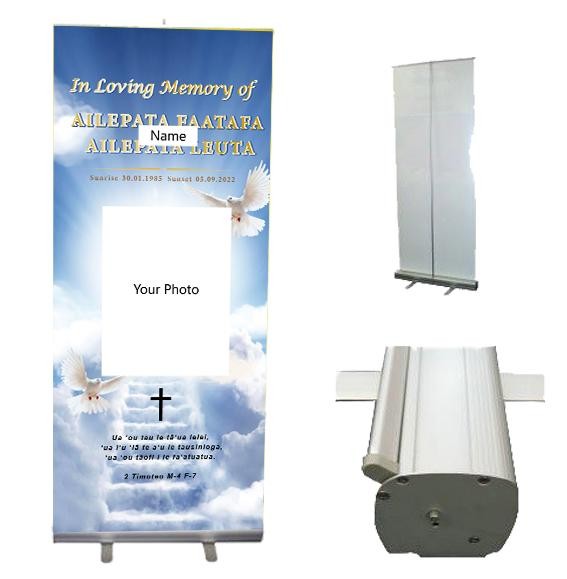 Funeral Template - Roll Up Banner 