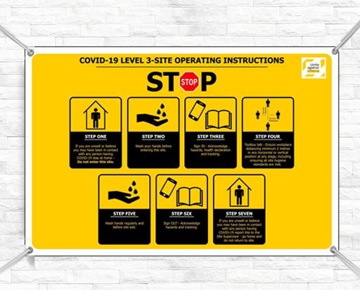 COVID-19 PVC Banners