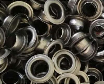 Eyelet Capsules  Metallic eyelet with metal stamps