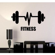 Fitness wall decal