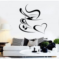 Coffee love wall decal
