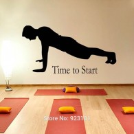 Time to start gym decal