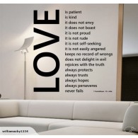 Big Love home wall decal