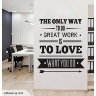 Great Work Office wall decal