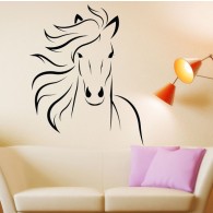 Horse head wall decal