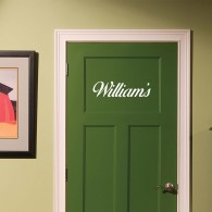 Personalised children's name wall decal