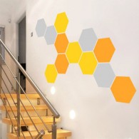 Honeycomb wall decal