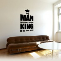 MAN KING wall decal