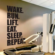 Wall decal/Gym Wall Decal /Exercise Stickers