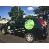 Custom size car/van window vinyl stickers