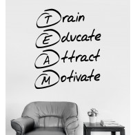 TEAM word wall decal