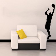 Basketball wall decal