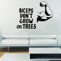Gym stronger wall decal